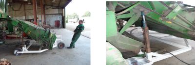 Chariot de dépose convoyeur et kit de démontage